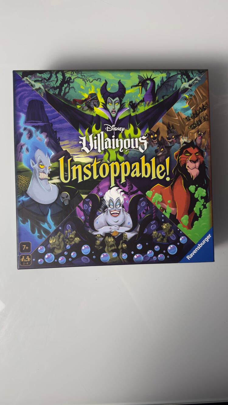 Disney Villainous Unstoppable Board Game Ravensburger 2-4 Players New